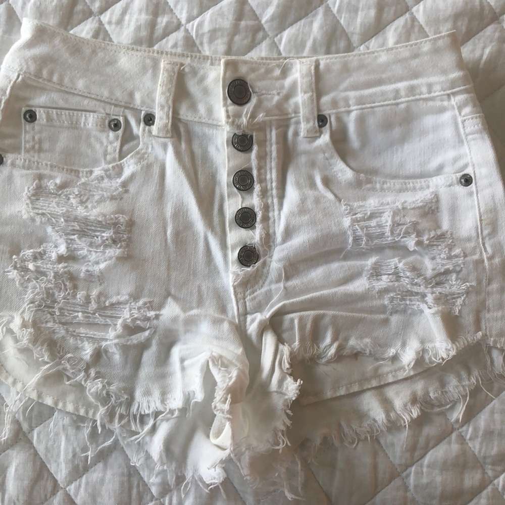 Denim shorts